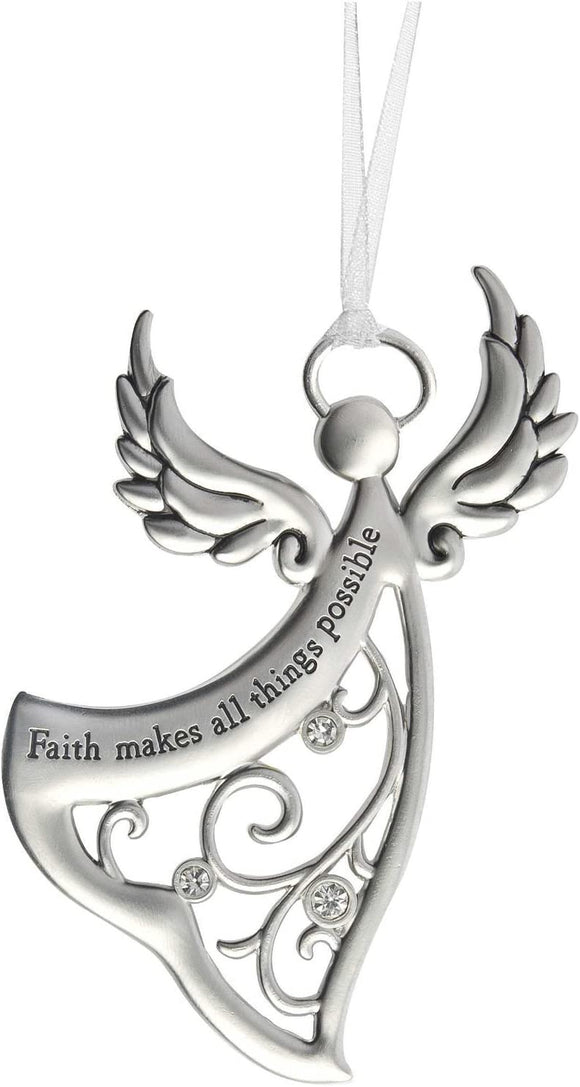 Ganz Faith makes all things possible ornament #ER25695