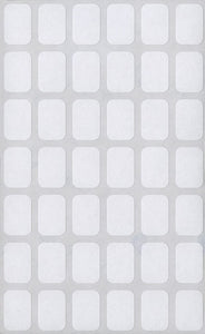 Maco White Rectangular Multi-Purpose Labels, 1/2 x 3/4" #MMS-812
