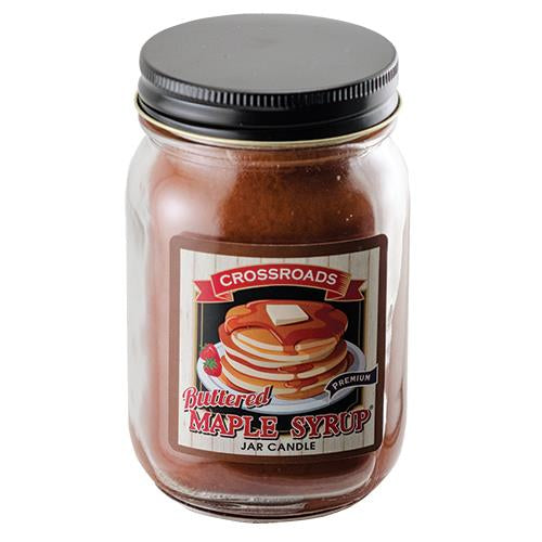 CWI Gifts Buttered Maple Syrup Pint Candle #G00114