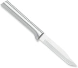 Rada Cutlery 6-3/4" Regular Serrated Paring Knife, Silver Handle #R142