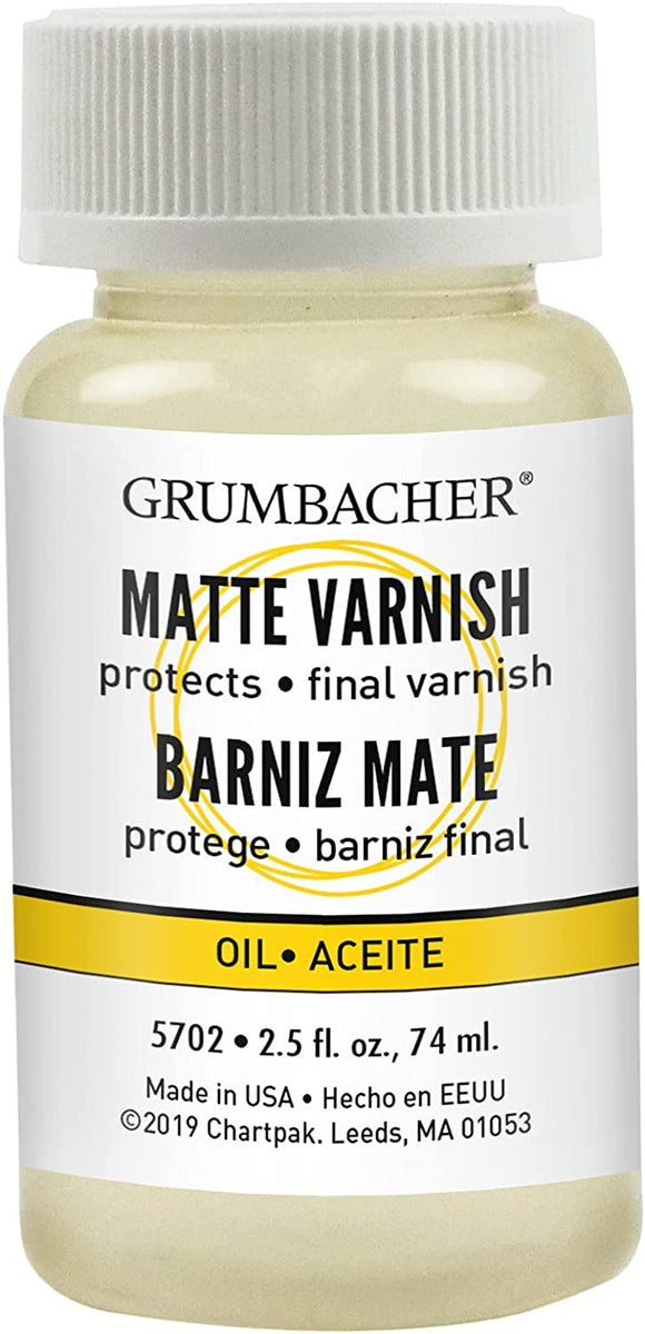 Grumbacher Matte Final Varnish, 2-1/2 Oz #5702