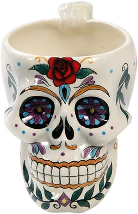 Pacific Giftware D.O.D. Skull Mug, Rose #11036