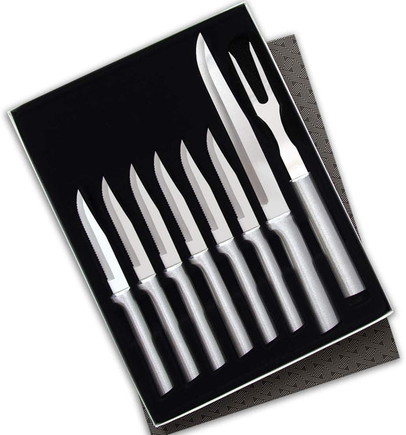 Rada Cutlery 8-pc Meat Lover's Gift Set, Silver Handles #S7S