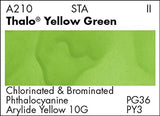 Grumbacher Academy Watercolor Paint, 7.5ml, Thalo Yellow Green #A210